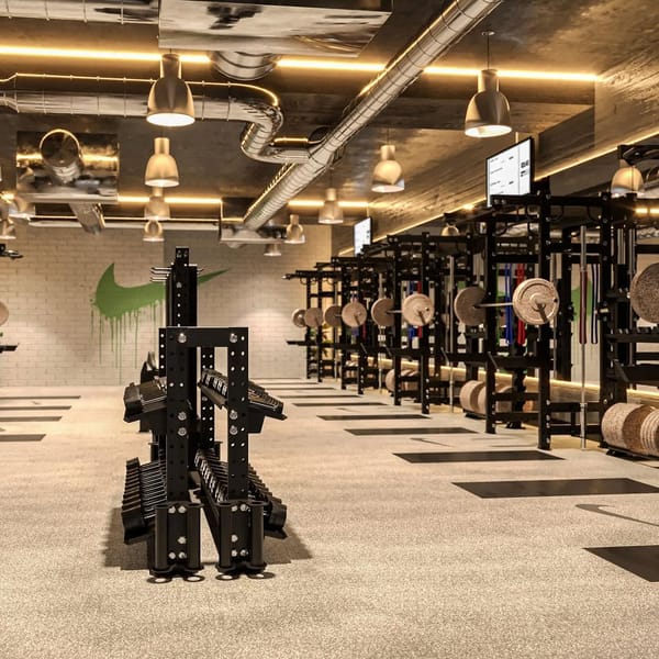 Zo ziet het pas geopende Nike Strength Studio fitnesscentrum eruit